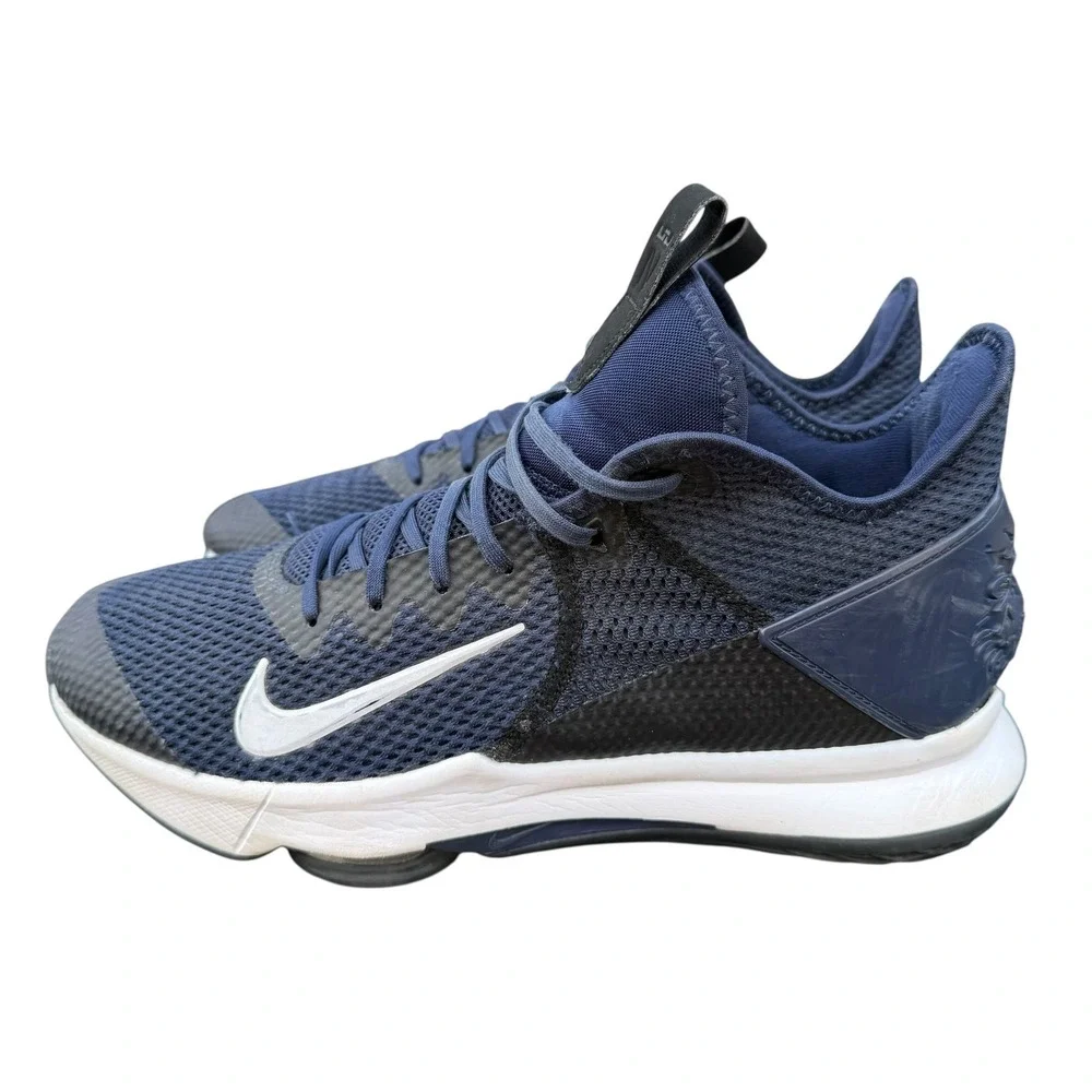 Nike LeBron Witness IV 4 Navy Blue White CV4004-401 Men's Size 11.5 Basketball